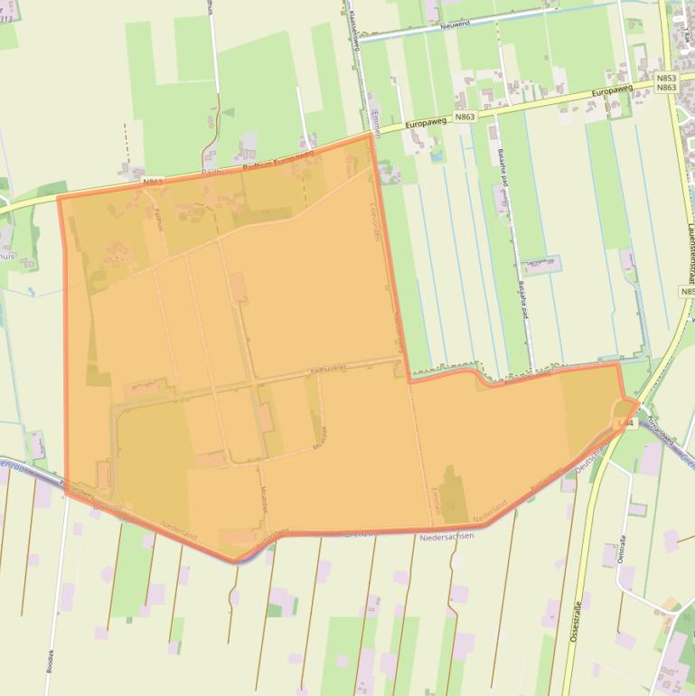 Kaart van postcodegebied 7742PL.