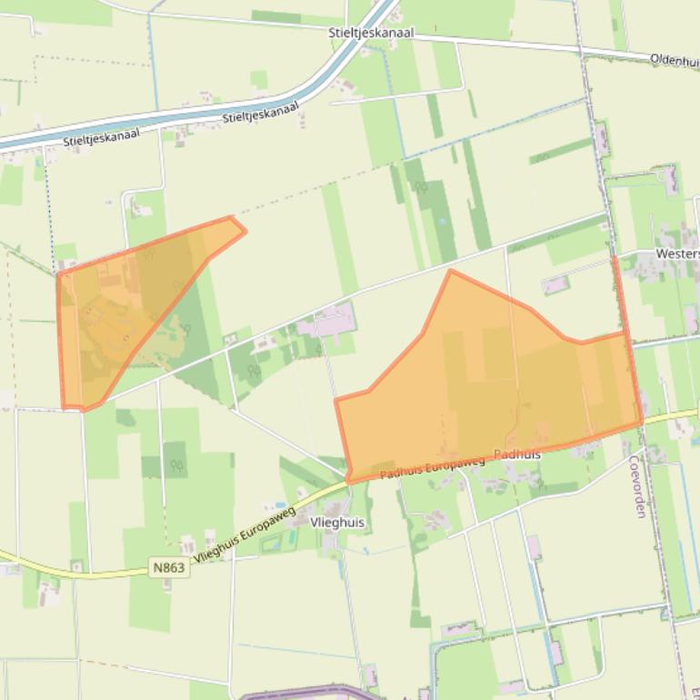 Kaart van postcodegebied 7742PM.