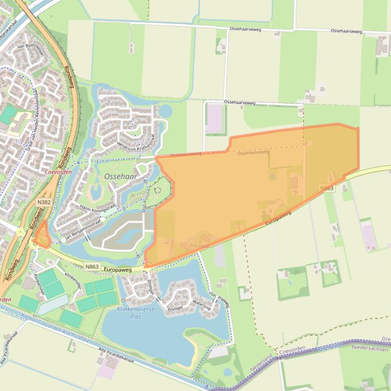 Kaart van postcodegebied 7742PP.