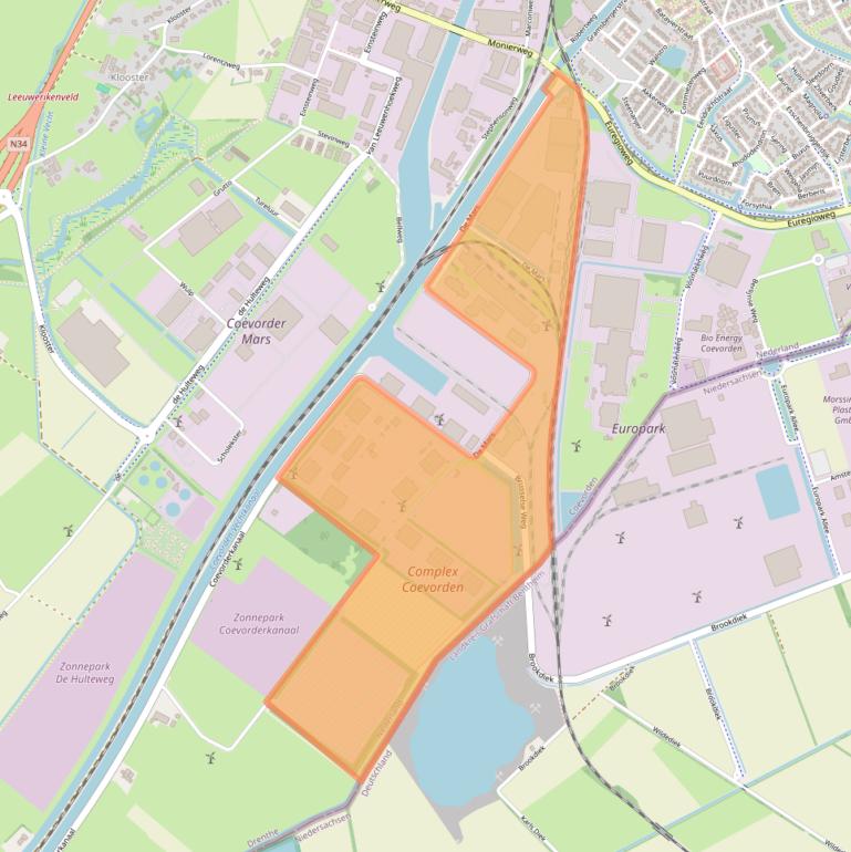 Kaart van postcodegebied 7742PT.