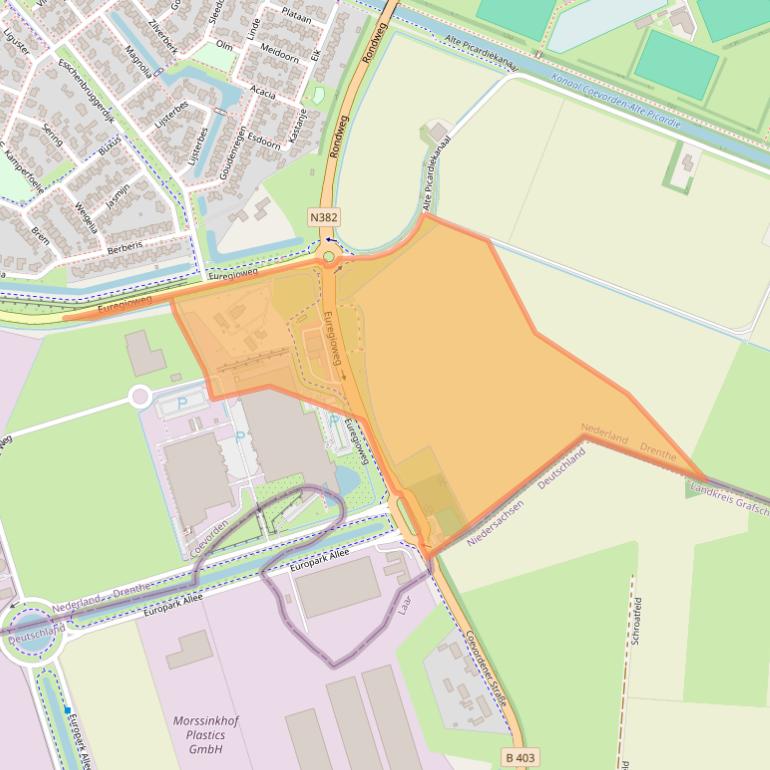 Kaart van postcodegebied 7742PV.
