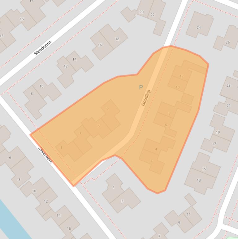 Kaart van postcodegebied 7742RA.