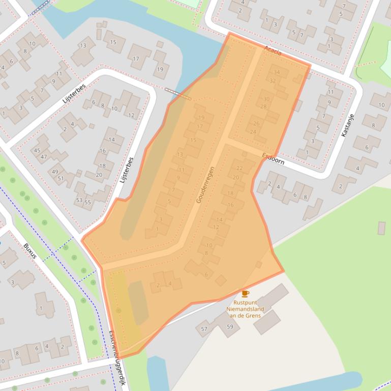 Kaart van postcodegebied 7742RN.