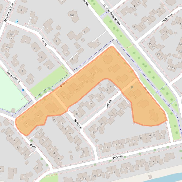 Kaart van postcodegebied 7742SC.