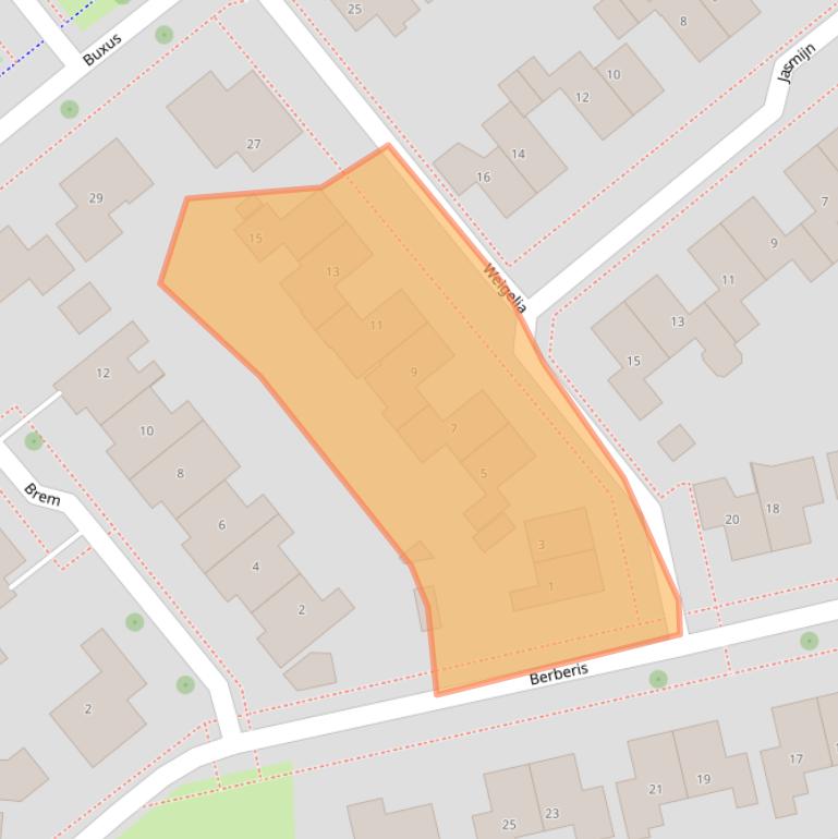 Kaart van postcodegebied 7742SG.