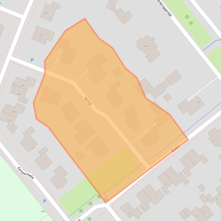 Kaart van postcodegebied 7742SL.