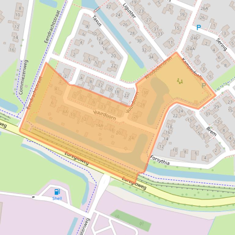 Kaart van postcodegebied 7742SW.