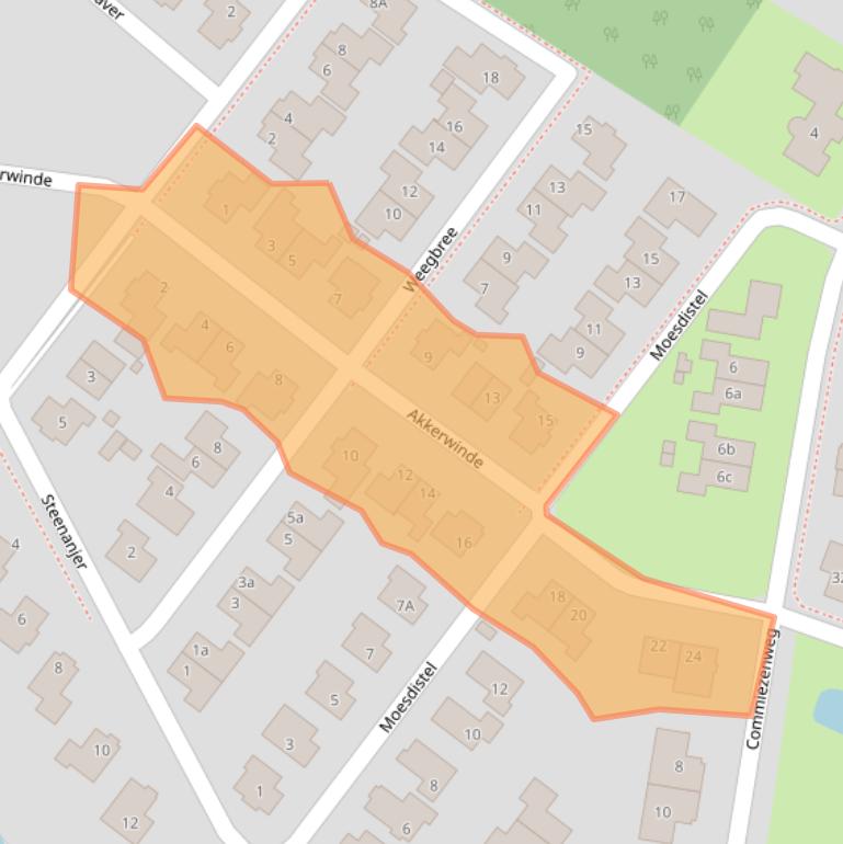 Kaart van postcodegebied 7742TB.