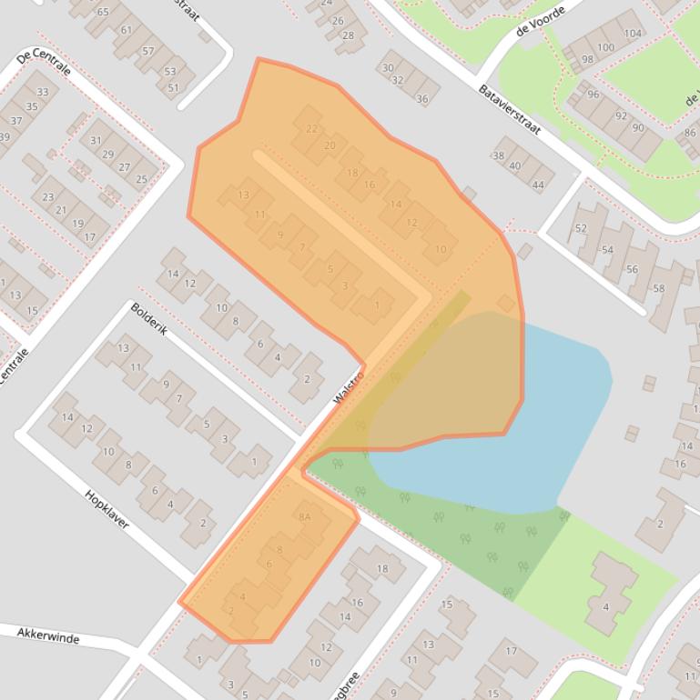 Kaart van postcodegebied 7742TJ.