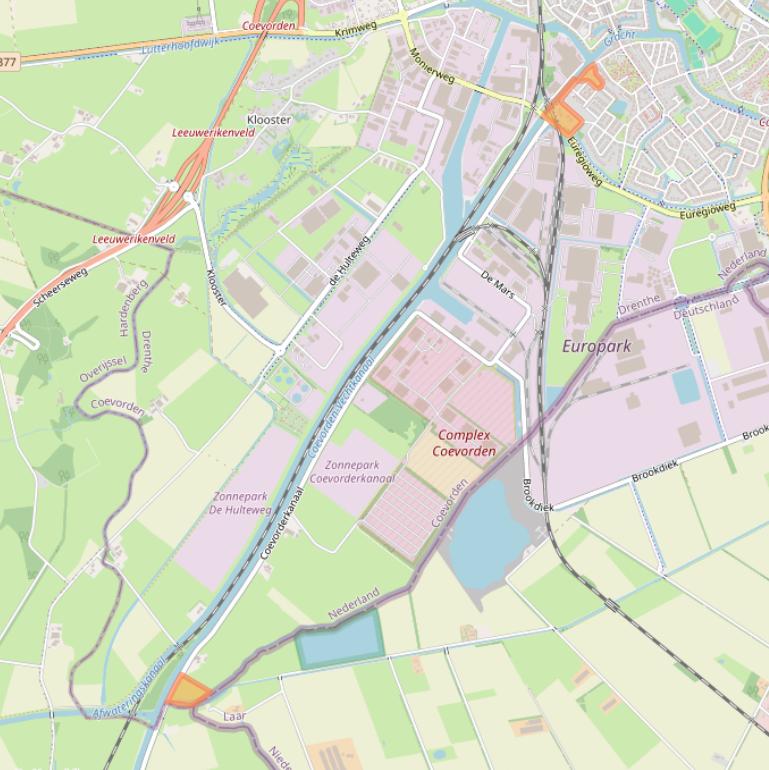 Kaart van postcodegebied 7742VG.