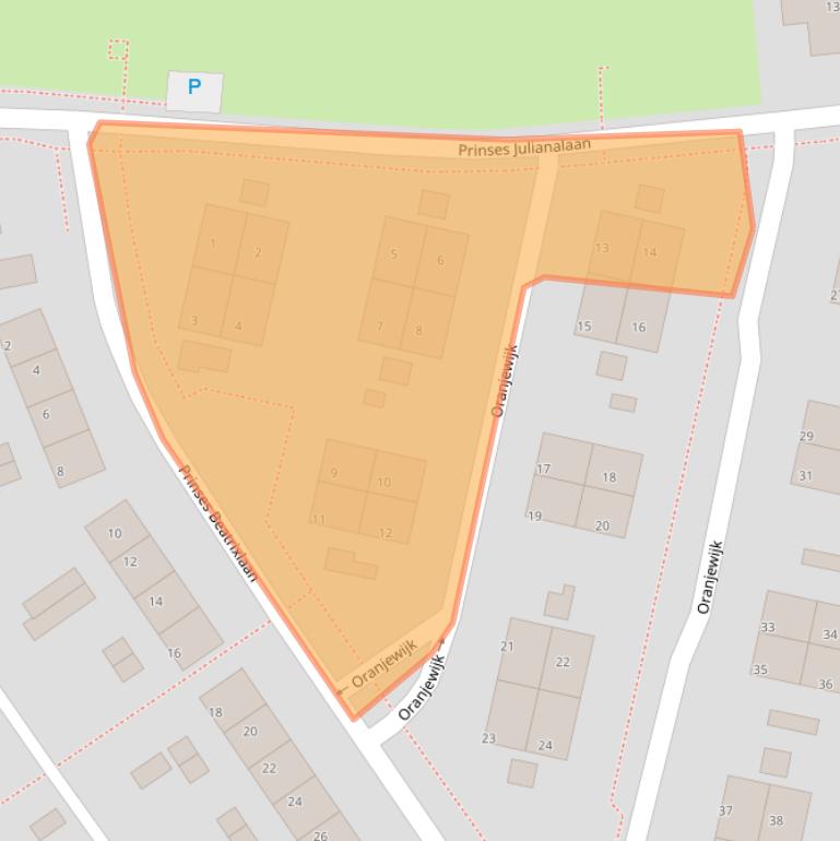 Kaart van postcodegebied 7742VP.