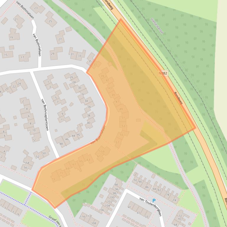Kaart van postcodegebied 7742WE.