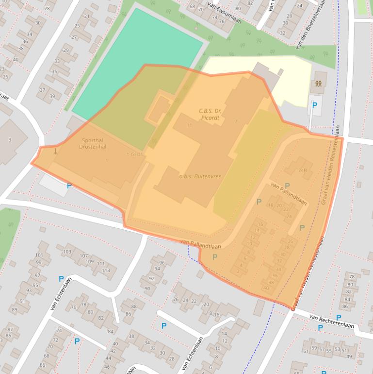 Kaart van postcodegebied 7742WJ.