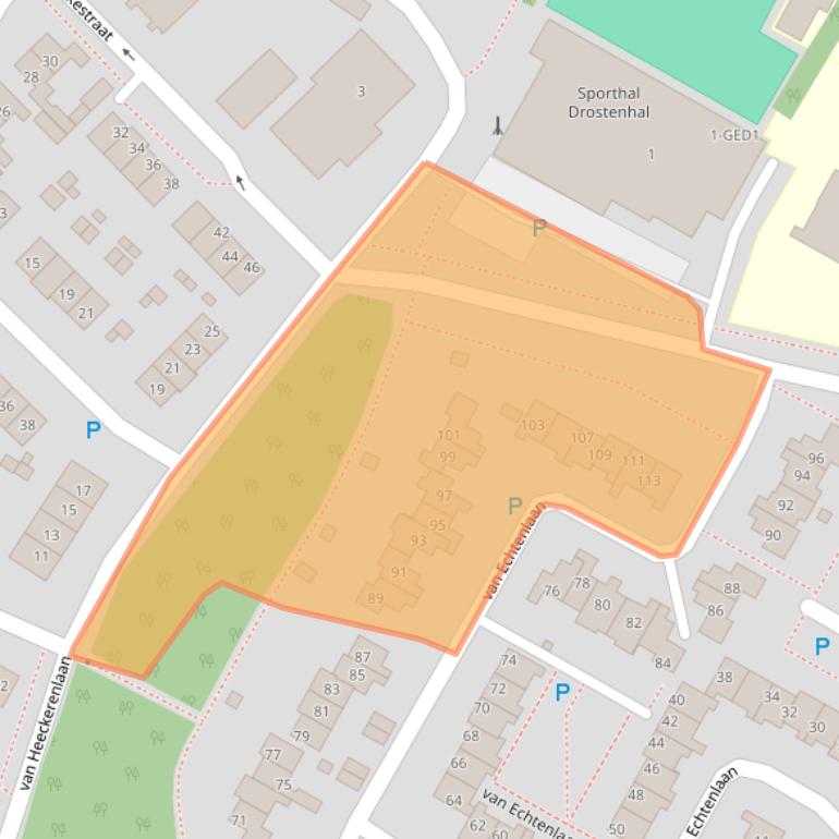 Kaart van postcodegebied 7742XD.