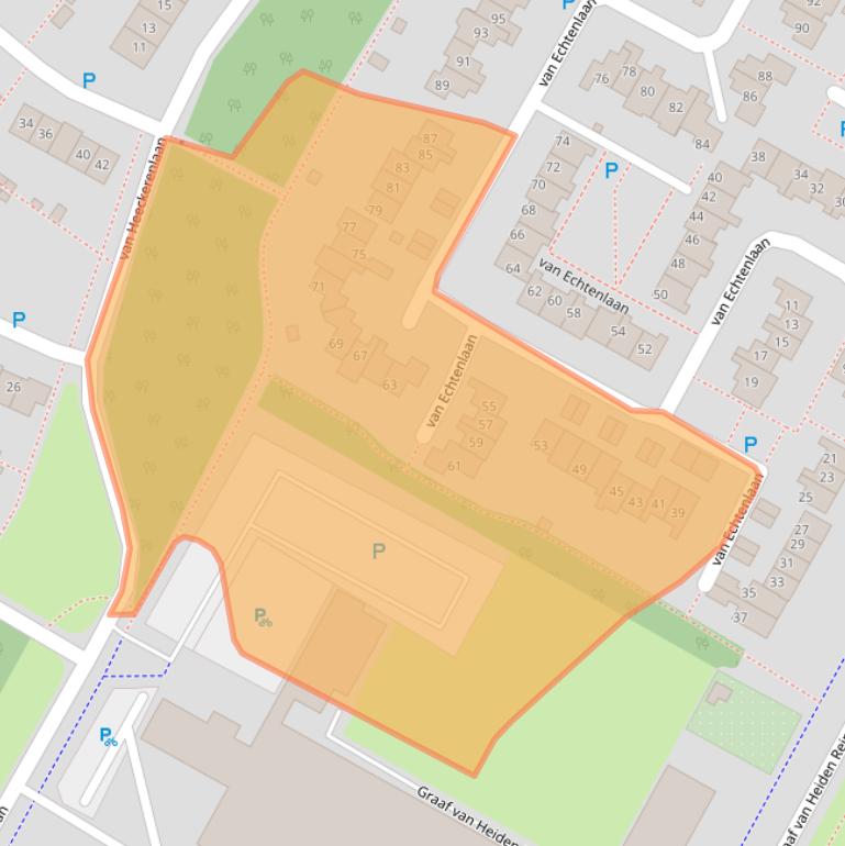 Kaart van postcodegebied 7742XE.