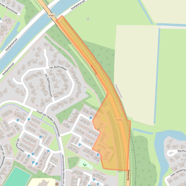 Kaart van postcodegebied 7742XN.