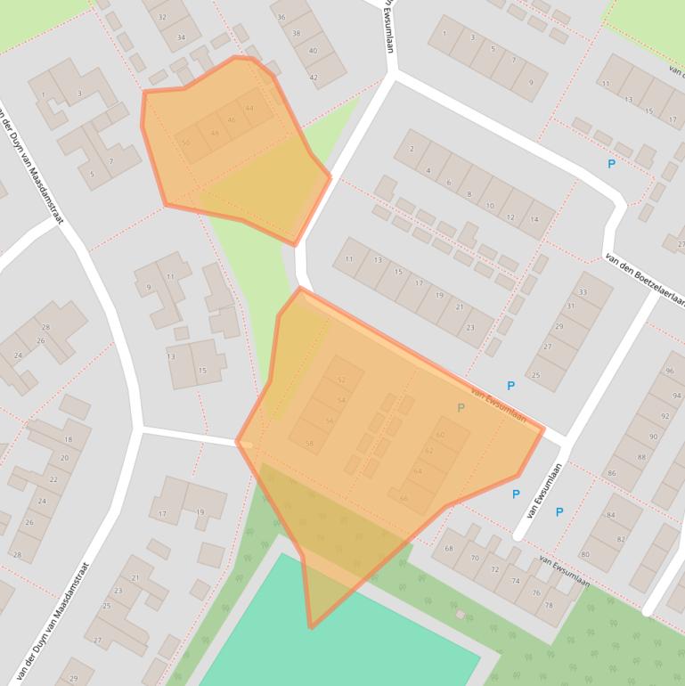 Kaart van postcodegebied 7742XT.