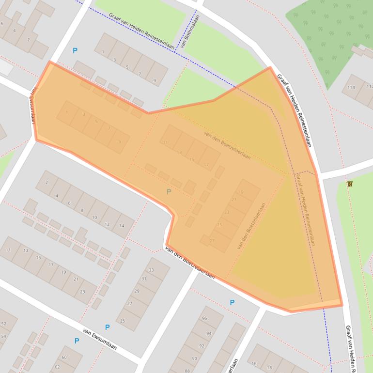 Kaart van postcodegebied 7742XZ.