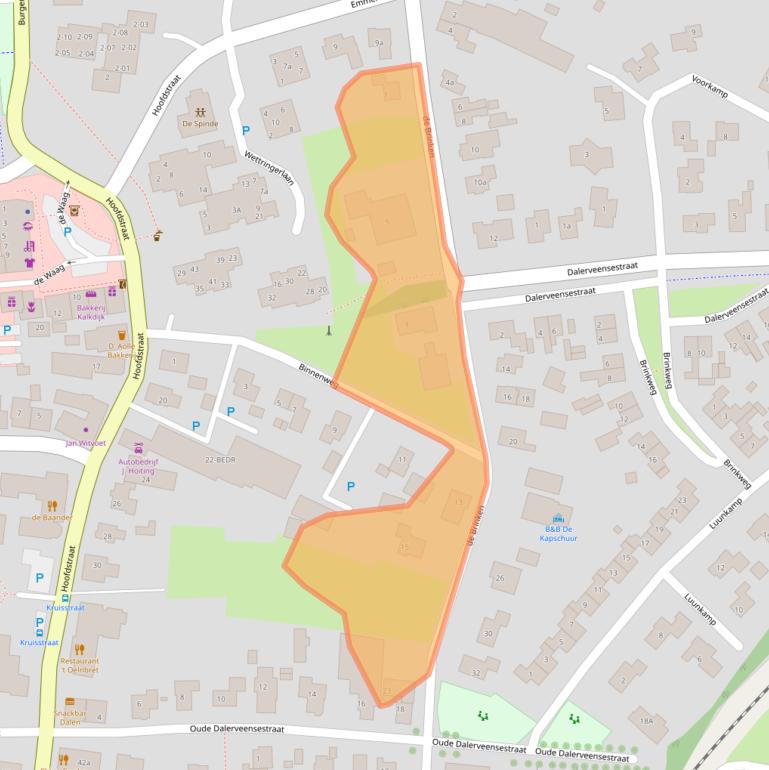 Kaart van postcodegebied 7751AB.