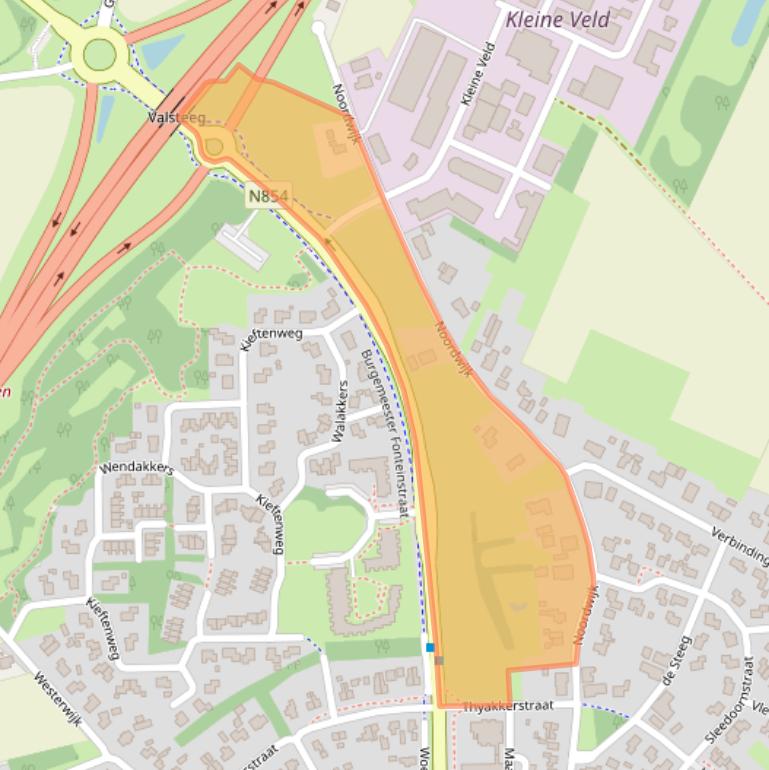 Kaart van postcodegebied 7751AK.
