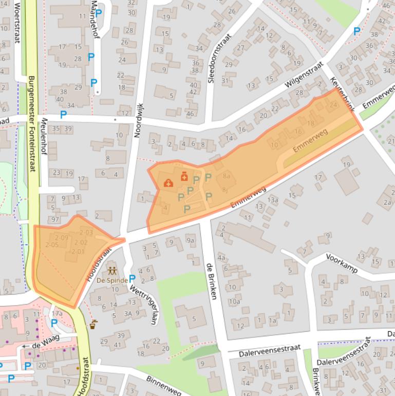 Kaart van postcodegebied 7751AN.