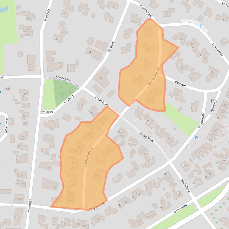 Kaart van postcodegebied 7751AS.