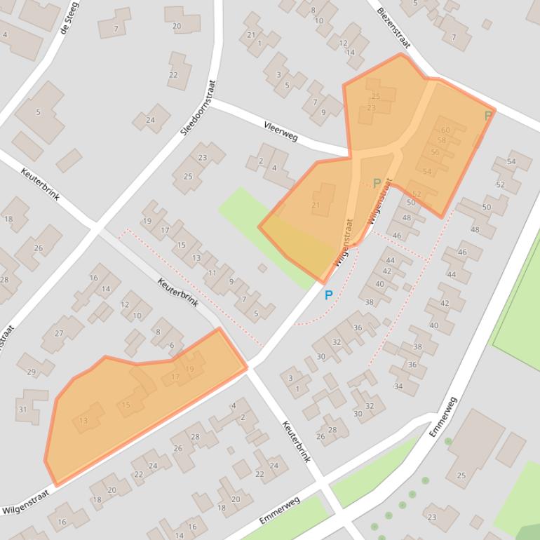 Kaart van postcodegebied 7751AZ.