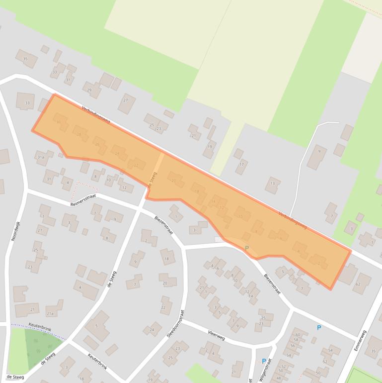 Kaart van postcodegebied 7751BB.