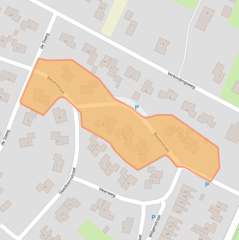 Kaart van postcodegebied 7751BC.