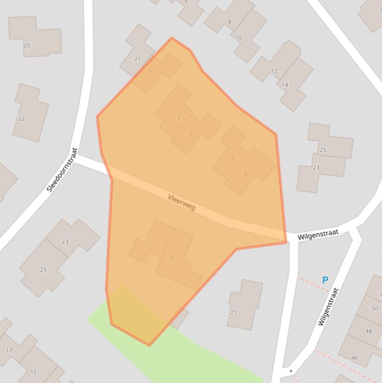 Kaart van postcodegebied 7751BE.