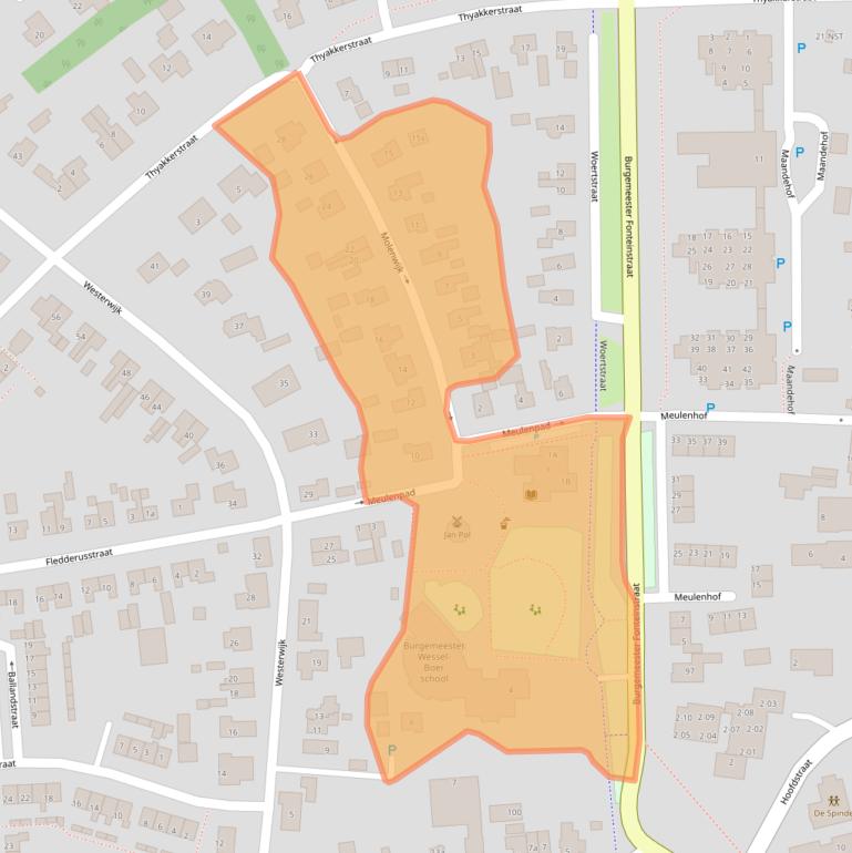 Kaart van postcodegebied 7751CG.