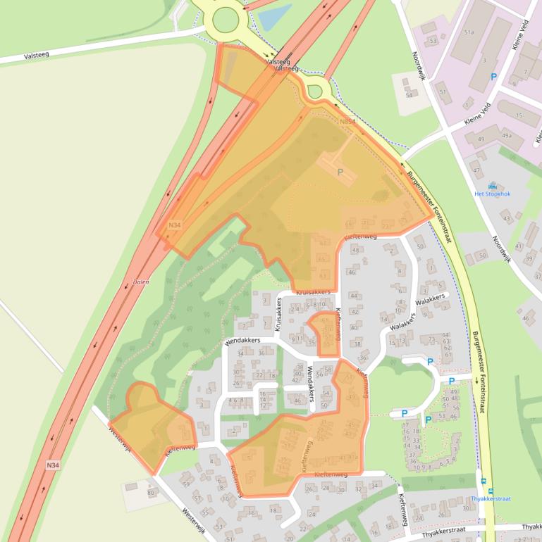 Kaart van postcodegebied 7751DB.