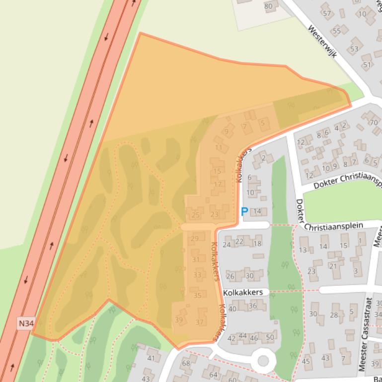 Kaart van postcodegebied 7751DH.