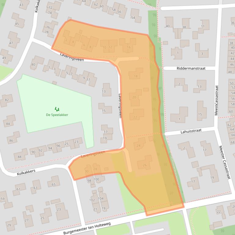 Kaart van postcodegebied 7751DN.