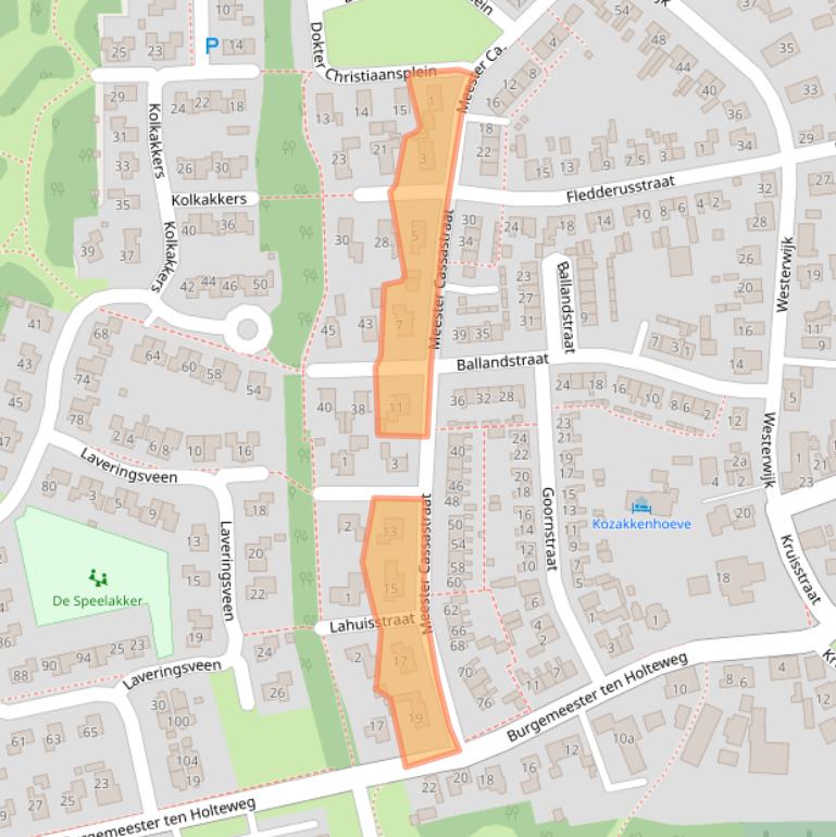 Kaart van postcodegebied 7751EC.