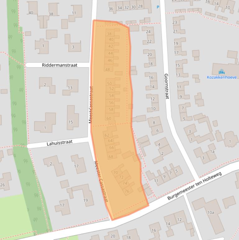 Kaart van postcodegebied 7751EG.