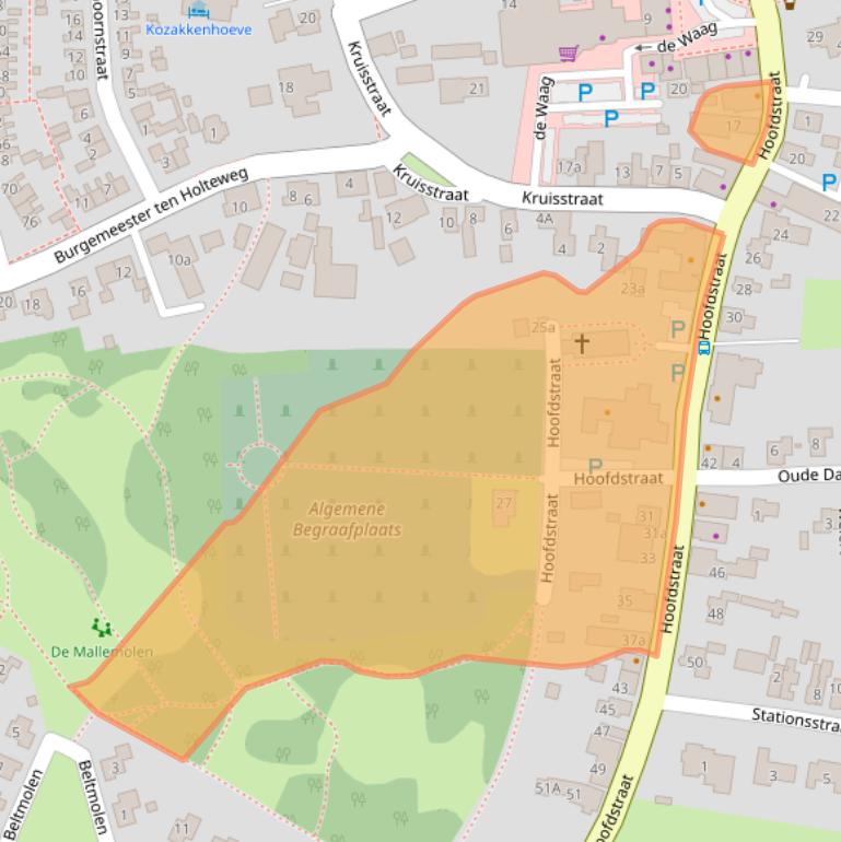 Kaart van postcodegebied 7751GA.