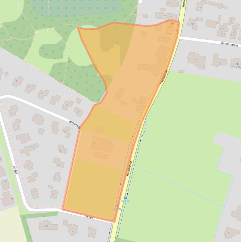 Kaart van postcodegebied 7751GB.