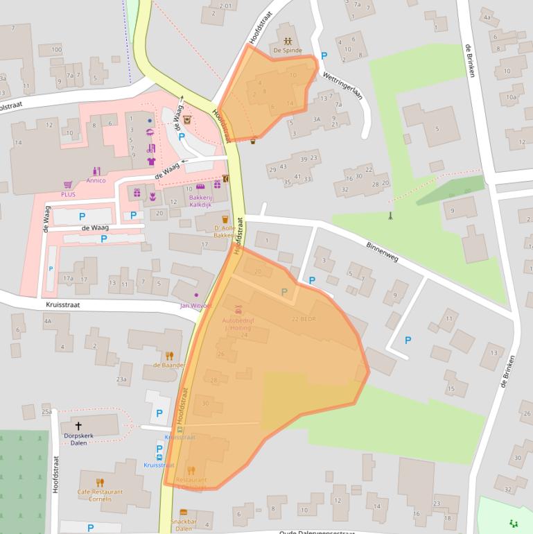 Kaart van postcodegebied 7751GC.