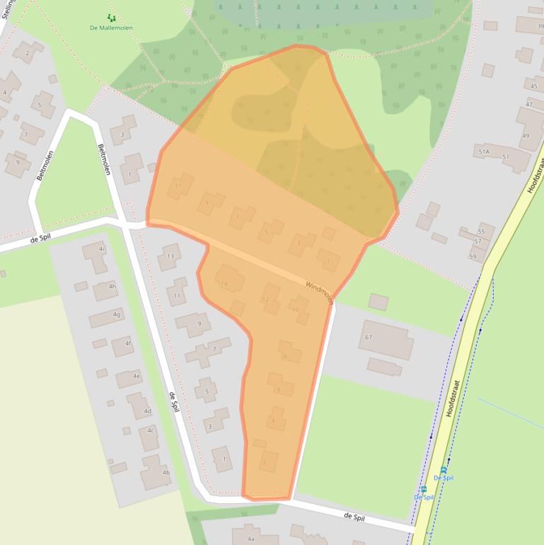 Kaart van postcodegebied 7751HE.