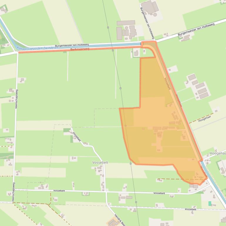 Kaart van postcodegebied 7751SV.