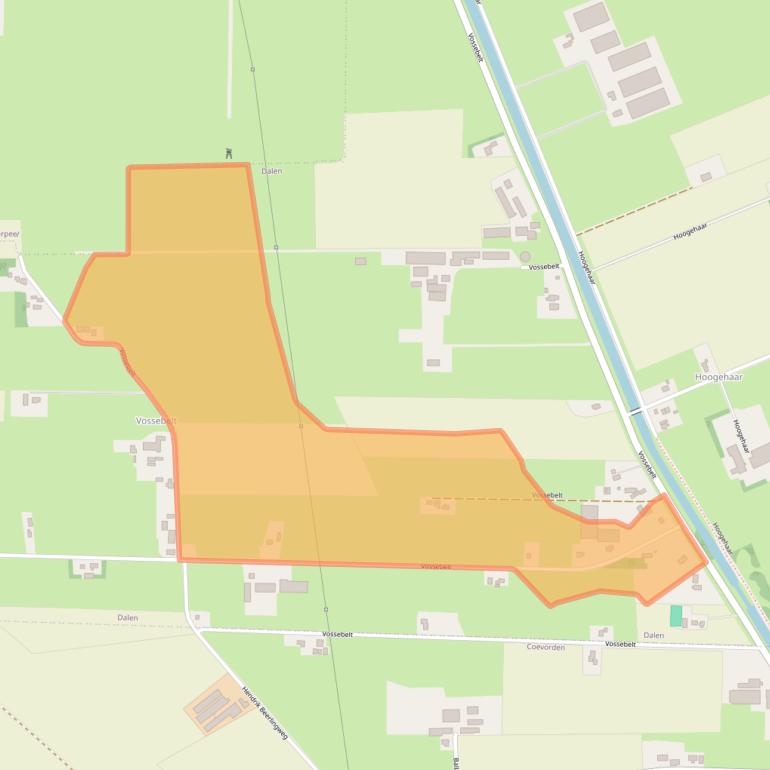 Kaart van postcodegebied 7751SW.