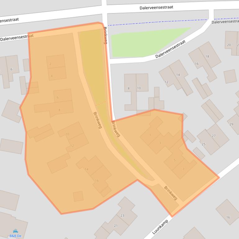 Kaart van postcodegebied 7751ZC.