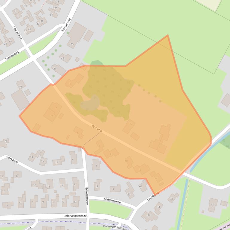 Kaart van postcodegebied 7751ZJ.