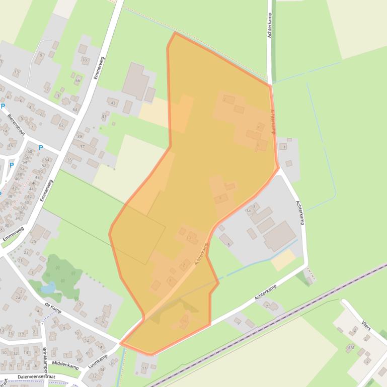 Kaart van postcodegebied 7751ZM.