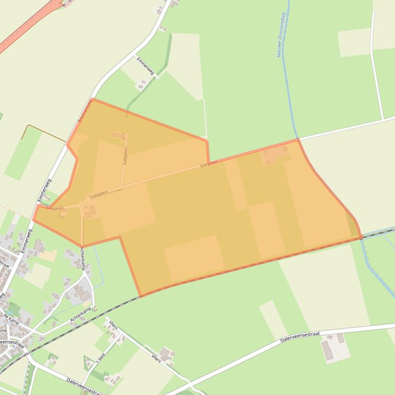 Kaart van postcodegebied 7751ZP.