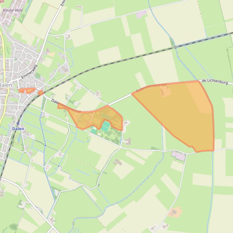 Kaart van postcodegebied 7751ZT.