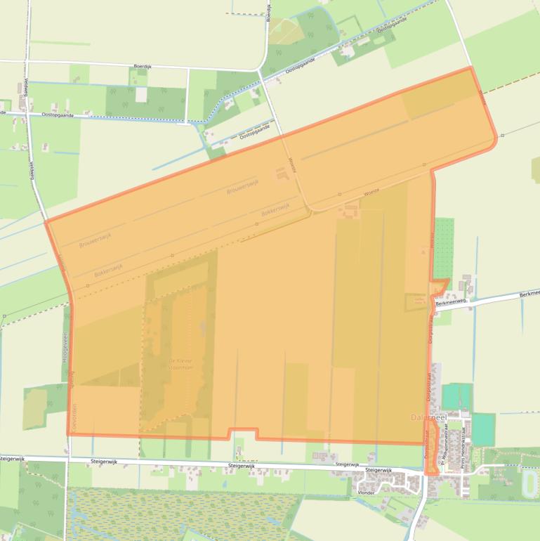 Kaart van postcodegebied 7753TE.