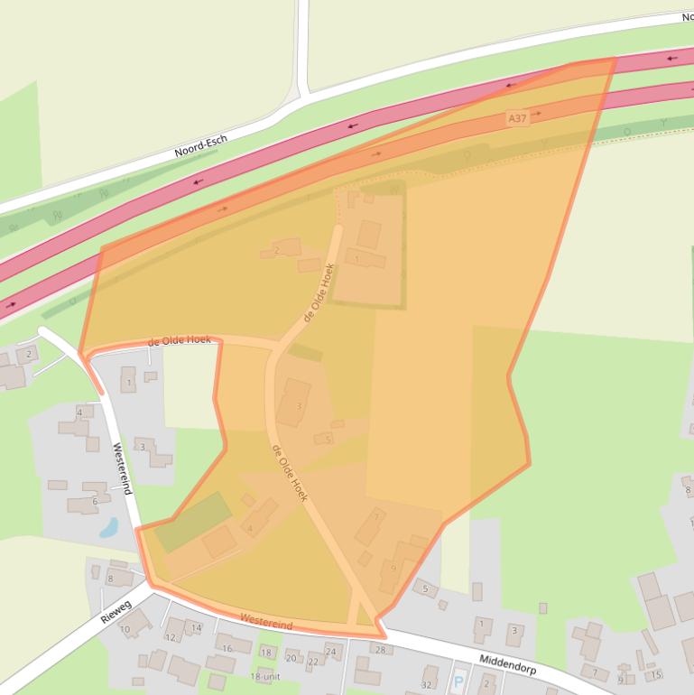 Kaart van postcodegebied 7754ME.