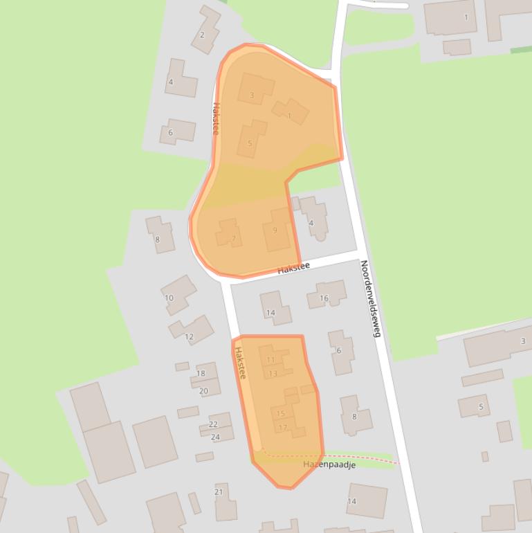 Kaart van postcodegebied 7754NN.